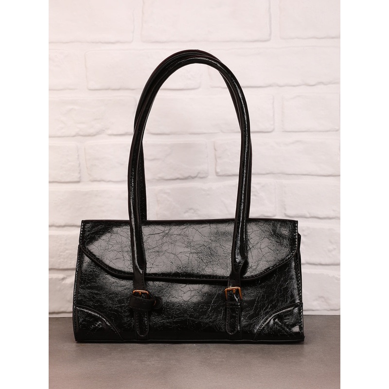 The Coreline Satchel Bag - Onyx Black