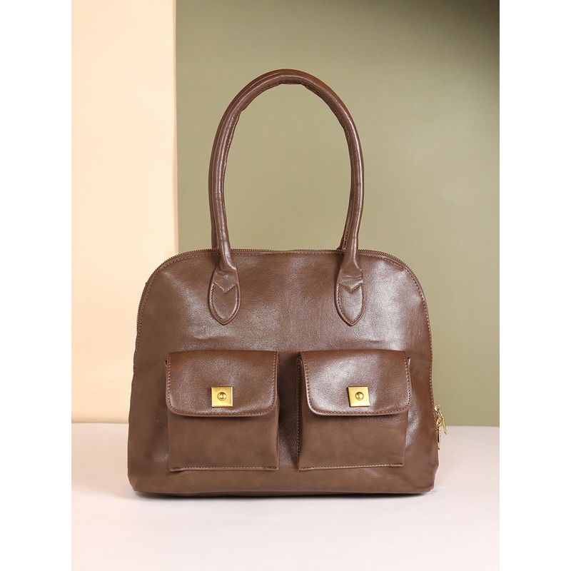 The Znith Shoulder Bag - Chocolate Brown