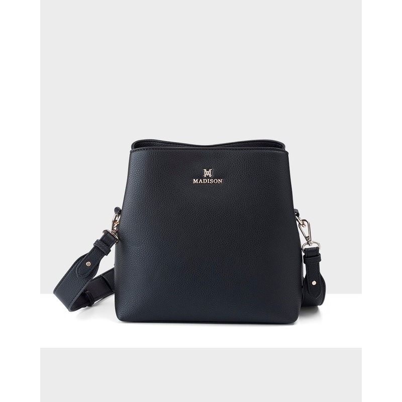 Joanie 3 Compartment Crossbody Bucket Bag