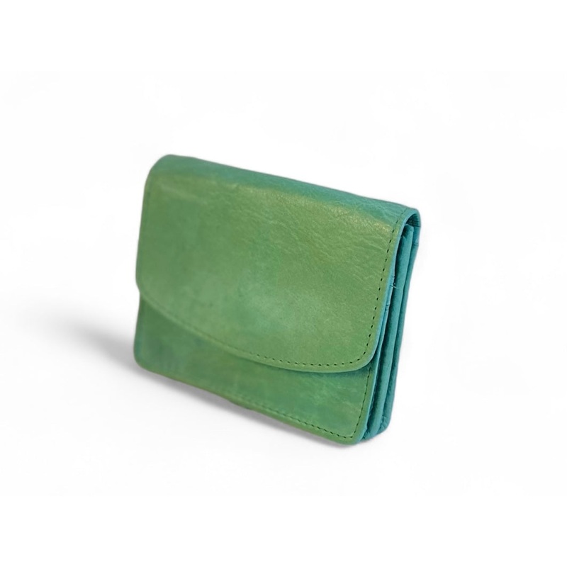 Oran - RH-528 Valerie Flap over card and coin wallet - Leaf