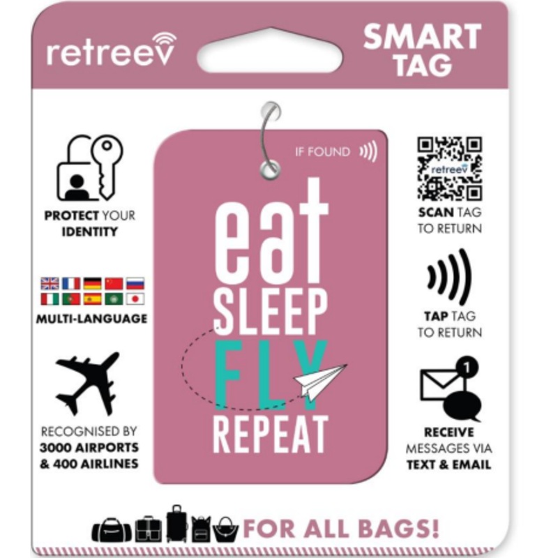 Retreeve - Smart Tag - Eat Sleep Fly