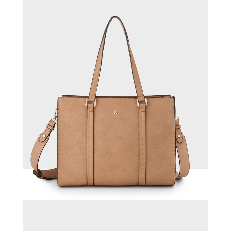 Riley Zip Top Tote With Crossbody Strap