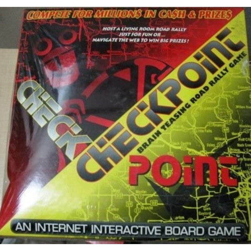 CHECKPOINT  -  A Brain Teasing Internet Road Rally Board Game