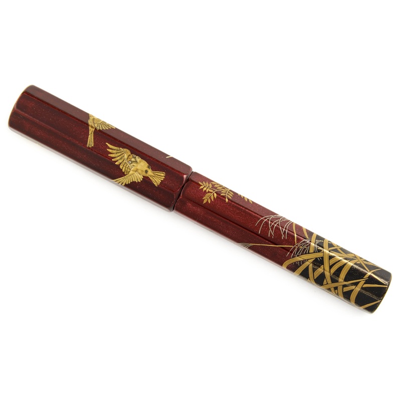 DANITRIO Sho-Hakkaku "Autumn Grass and Birds" Fountain Pen (BK-8/2)