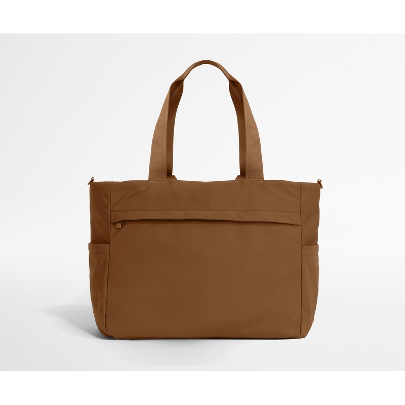 Featherlight Diaper Tote in Amaro Brown