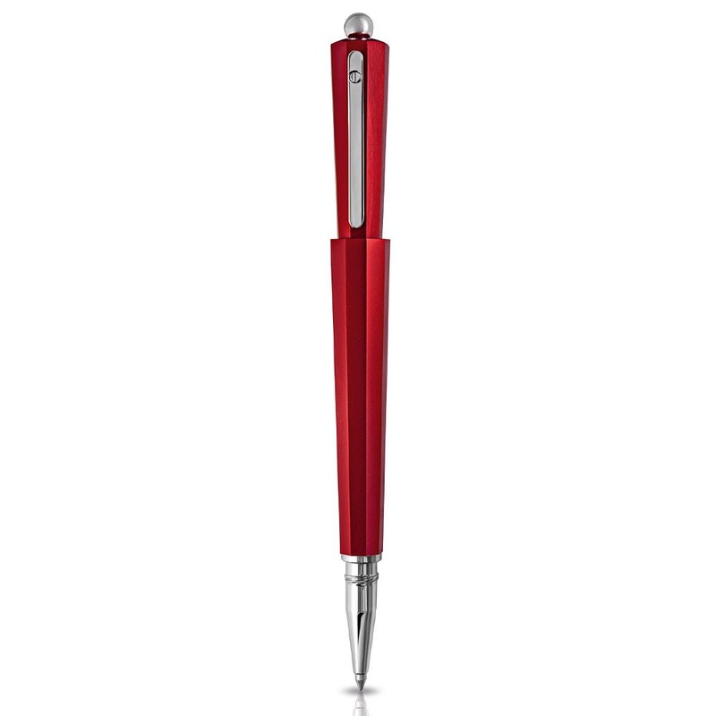 Giuliano Mazzuoli Moka Red Aluminum Ballpoint Pen