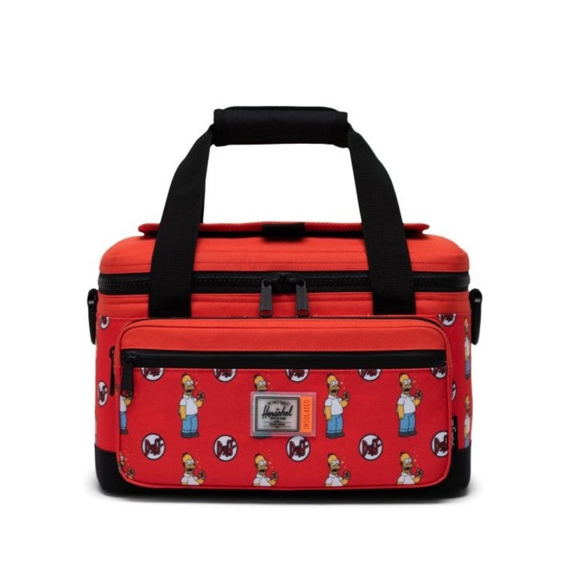 Herschel Supply Pop Quiz Cooler 12 Pack Insulated - Simpsons Duff Beer