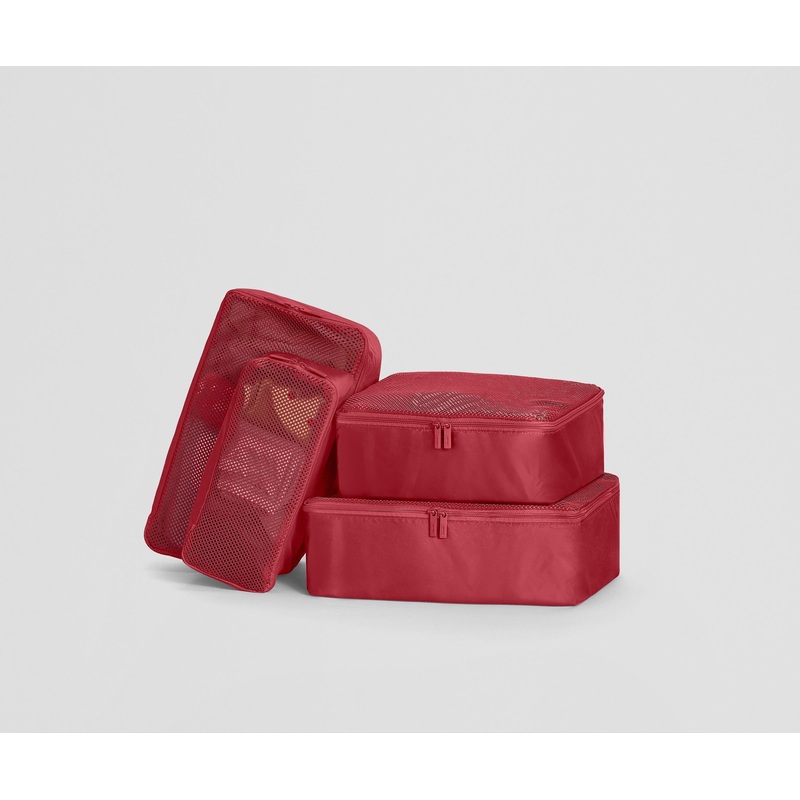 The Insider Packing Cubes in Tango Red