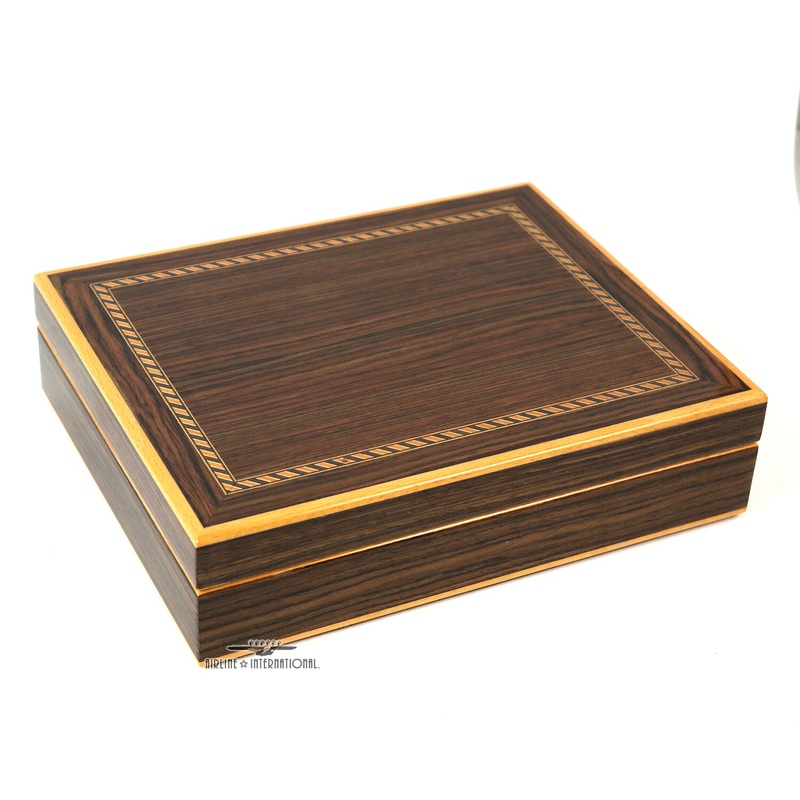 Agresti Polished Ebony 30 Cigar Humidor