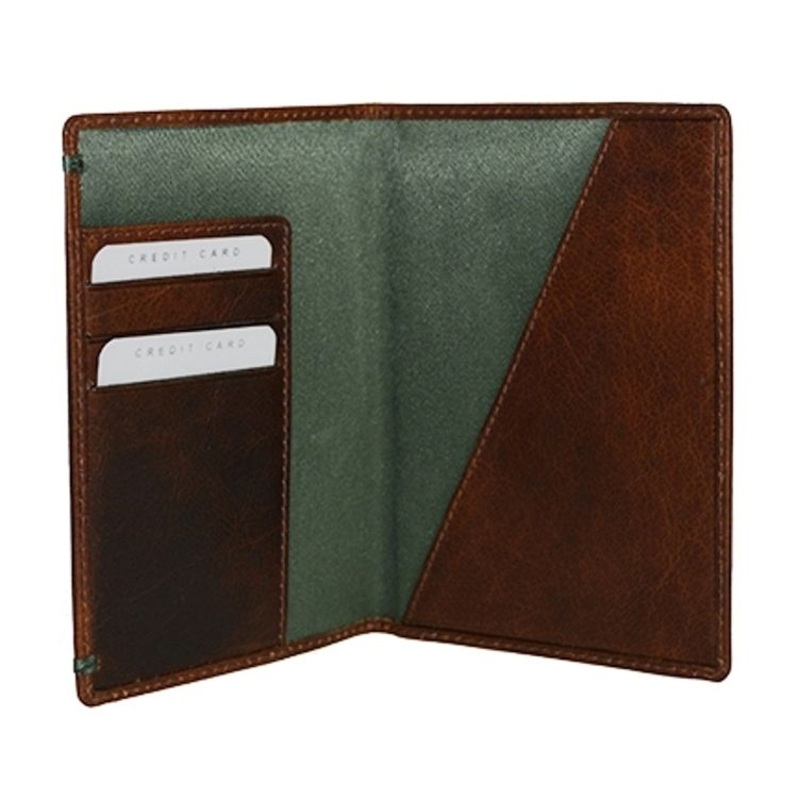 Cheyenne Hand-Stained Antique Buffalo Passport Cover
