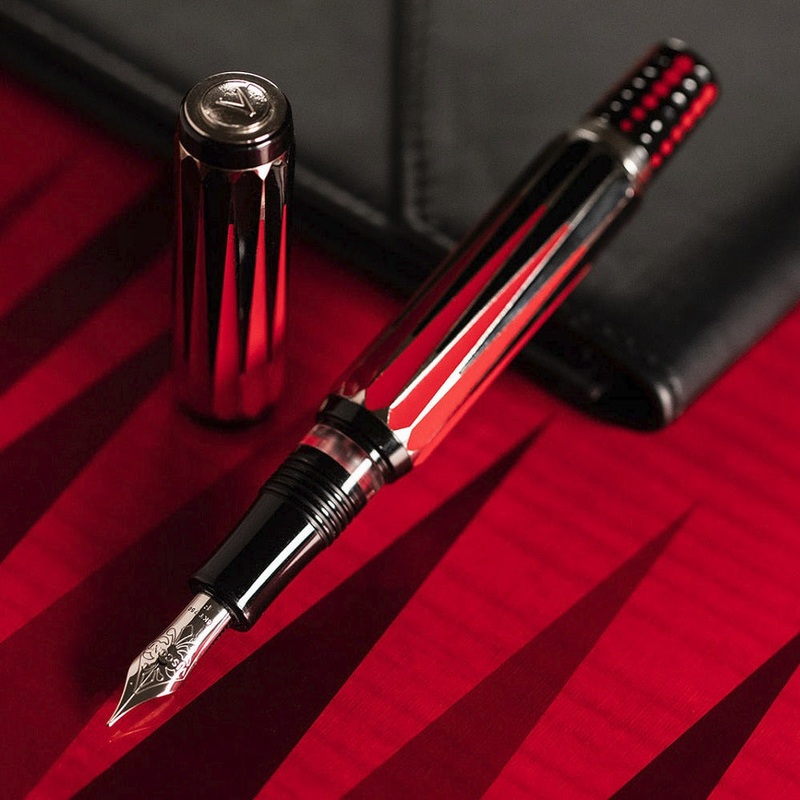 Visconti Limited Edition Backgammon Pip Blind Cap Fountain Pen