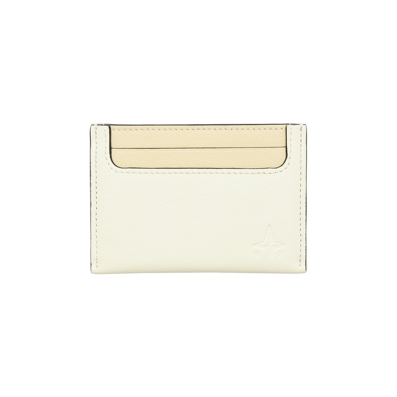 1897  Credit Card Holder | Ivory/Natural