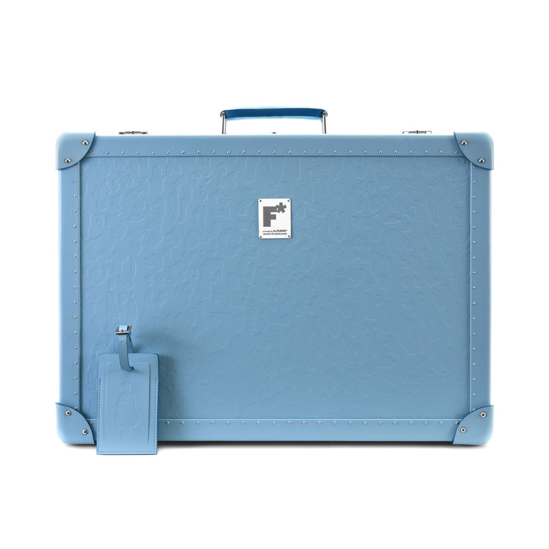 Golf Le Fleur  Wooden Trunk | Blue/Blue/Chrome
