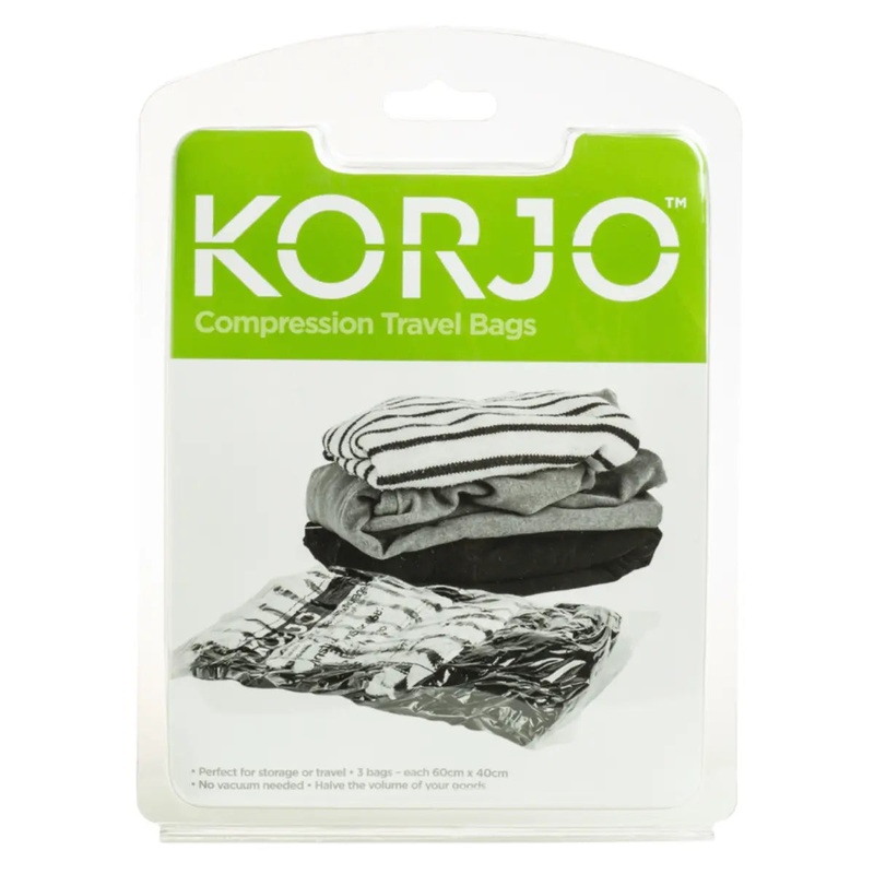 Korjo Compression Storage Bags - 3 Piece