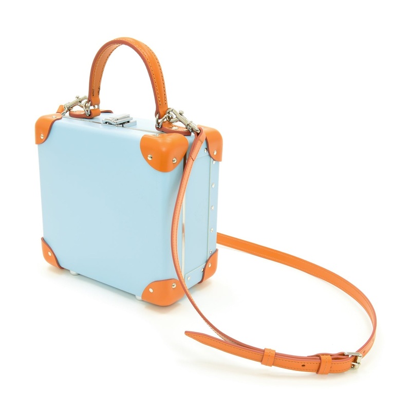 Pop  London Square | Pastel Blue/Pumpkin