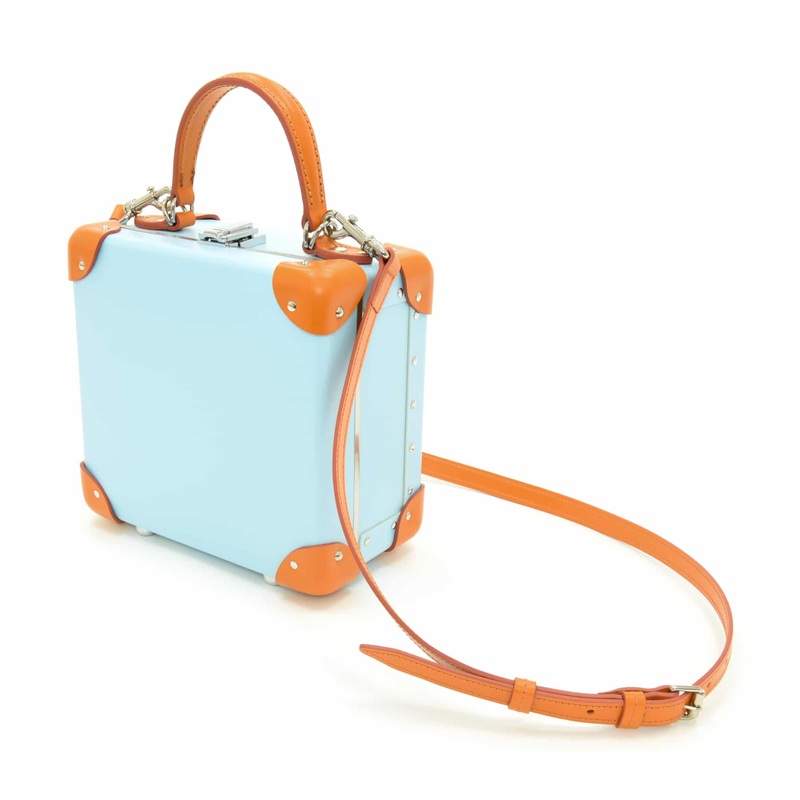 The London Square Collection  London Square | Pastel Blue/Pumpkin