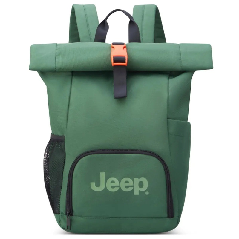 Jeep Rolltop 17" Laptop Backpack - Green (JS016D)