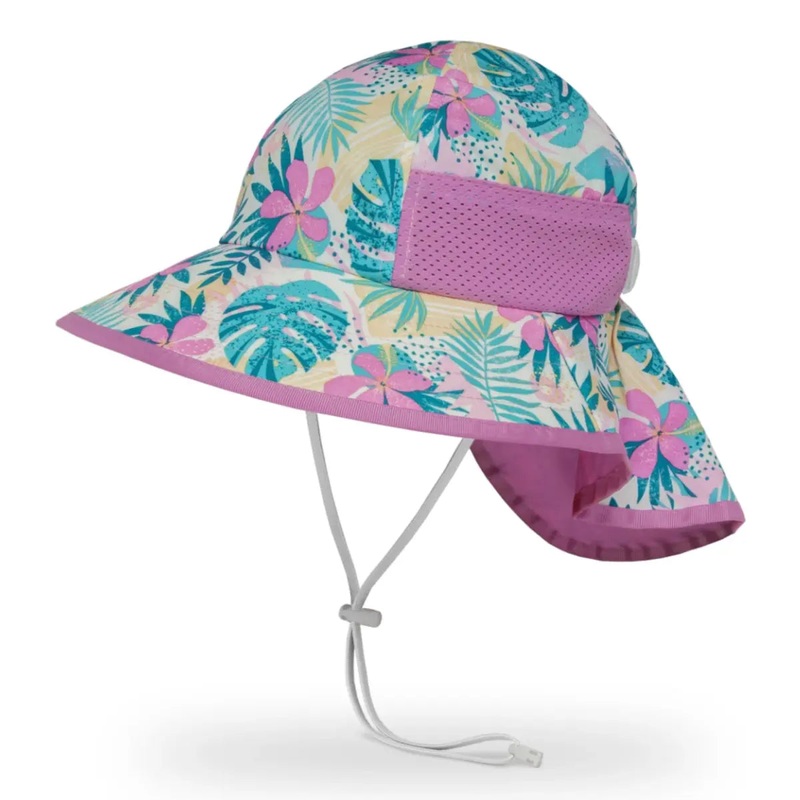 Sunday Afternoons Kids Play Hat - Pink Tropical (Child 3 - 6 Years)