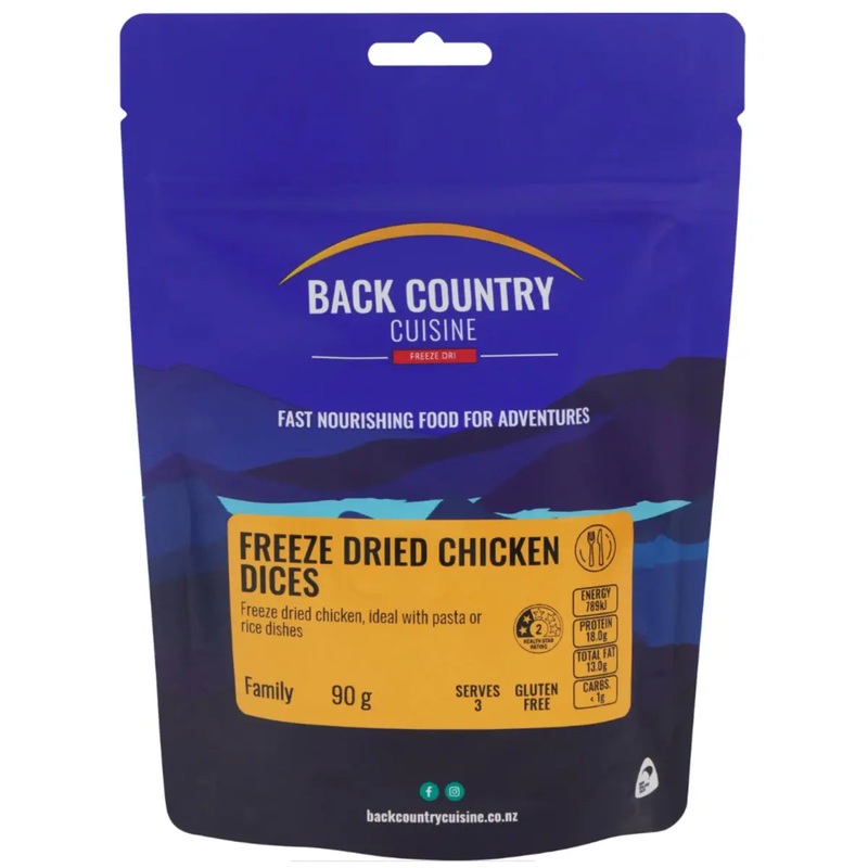 Back Country Cuisine Chicken Dices - Small Serve 90g