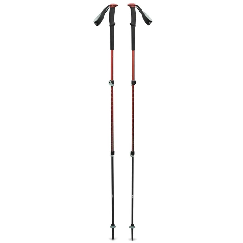 Black Diamond Trail Trekking Poles (100 - 140 cm) - Iron Red
