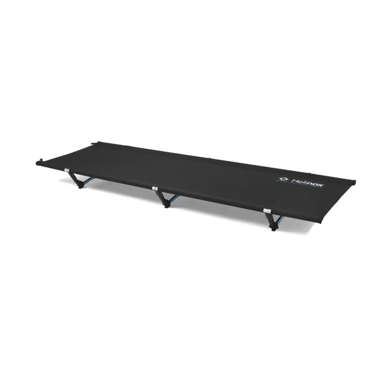 Helinox Cot One Long - Convertible Stretcher / Sleep System - Black / Cyan