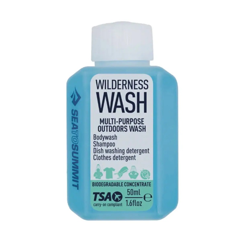 Sea to Summit Wilderness Wash Travel Soap 50ml - Biodegradable, Multi-purpose Outdoors Wash Concentrate