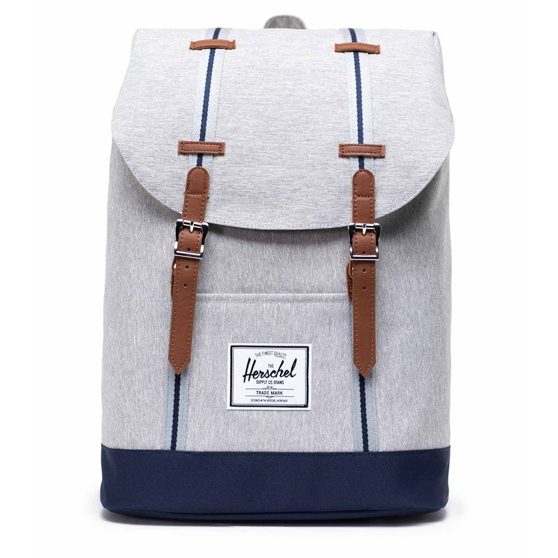 Herschel Retreat Light Grey Crosshatch/Peacoat Backpack