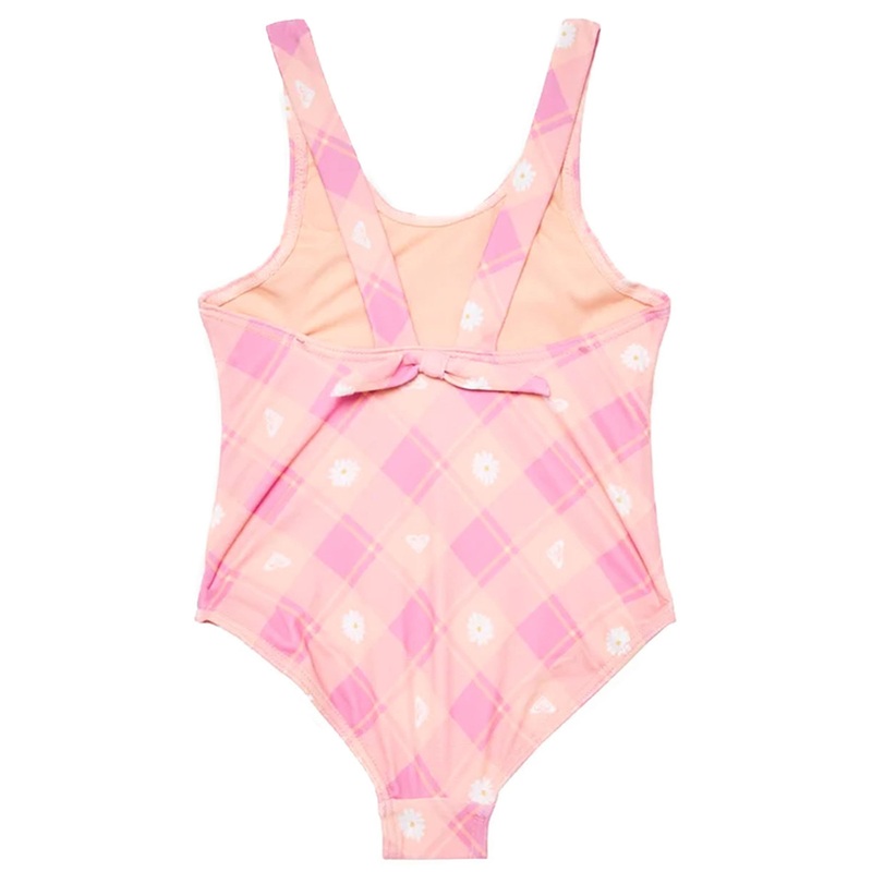Flower Plaid One-piece