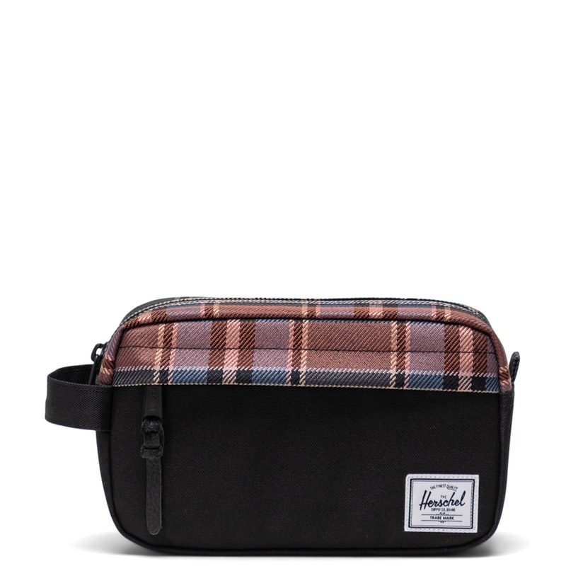 Herschel Chapter Small Black Winter Plaid Organizer