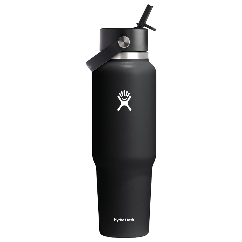HYDRO FLASK 40 OZ TRAVEL BOTTLE BLACK