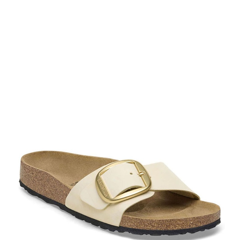 Madrid Big Buckle Womens Ecru