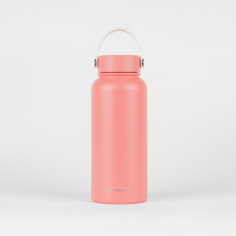 Crossing Urban Insulated S/S Bottle W Handle 950ml - Clay