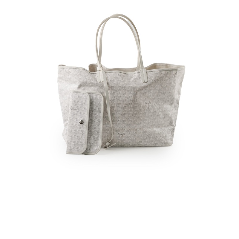 Goyard St Louis Tote PM White