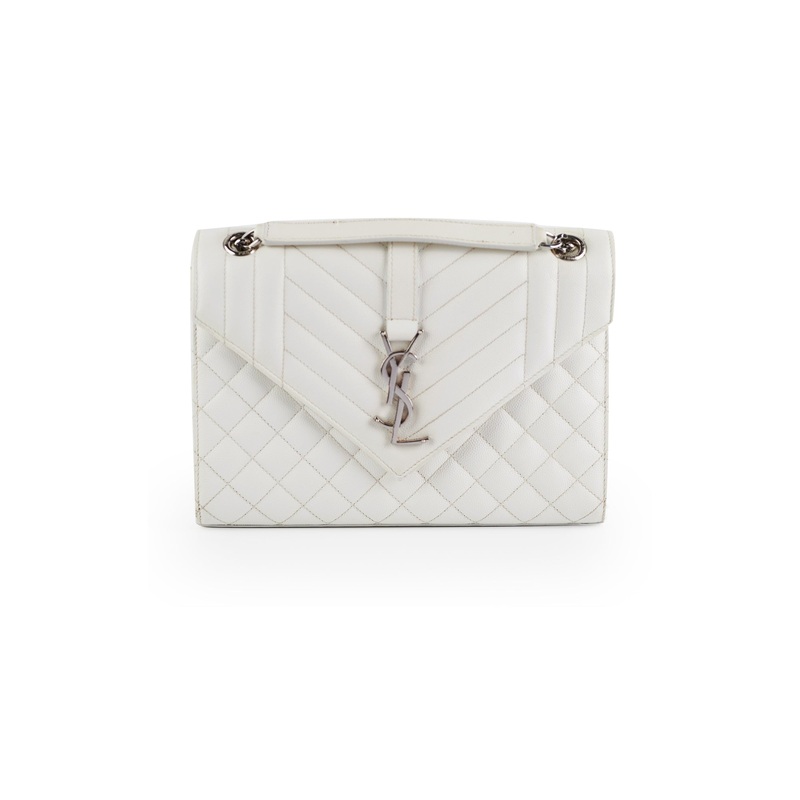 Saint Laurent Medium Envelope White