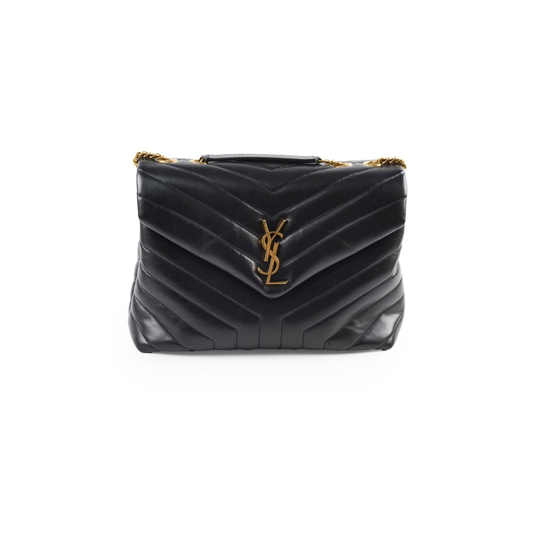 Saint Laurent Medium Lou Bag Black