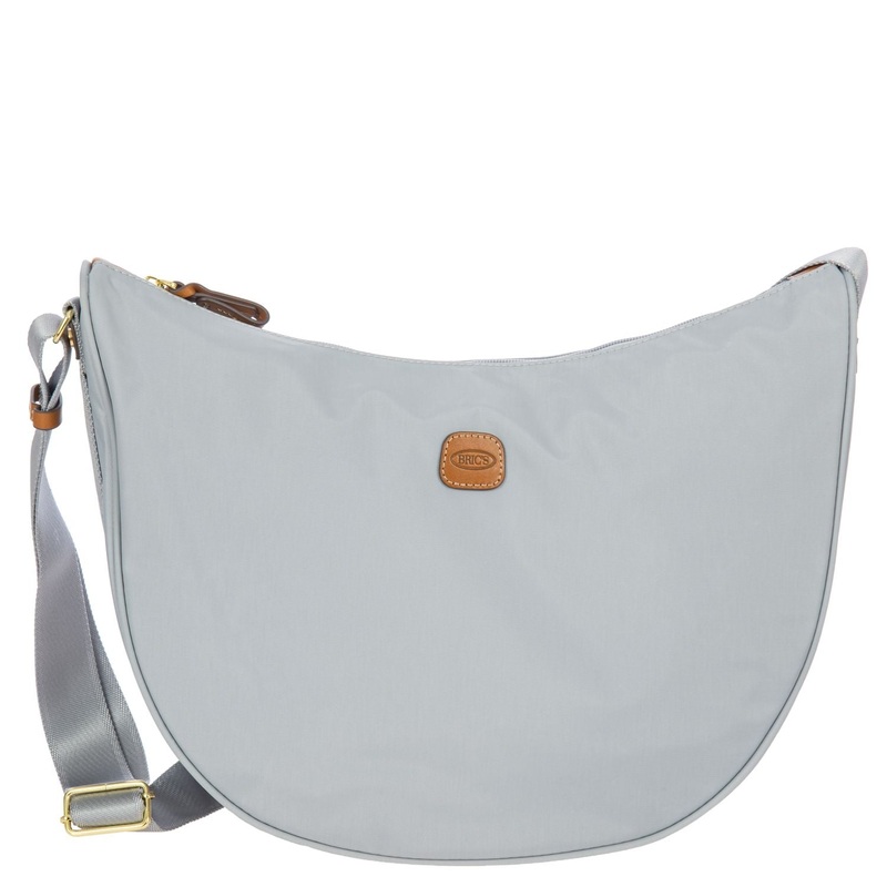 BRIC'S X-Bag Half Moon Bag - Large (Grey)