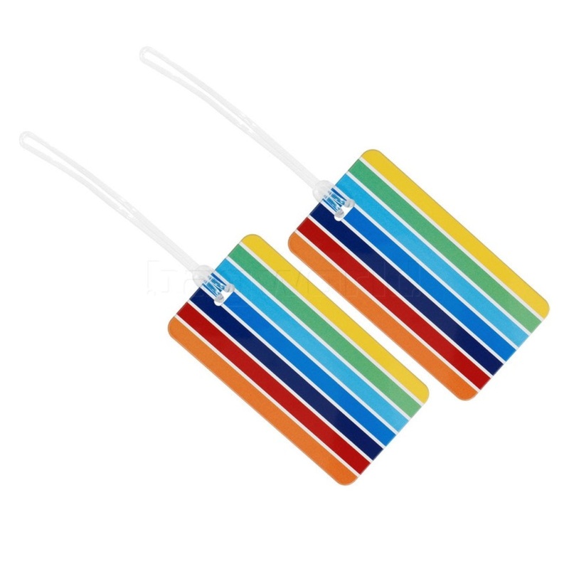 Go Travel Tag Me (Patterned) - Stripes