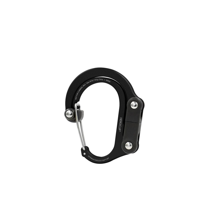Heroclip Carabiner Mini - Stealth Black