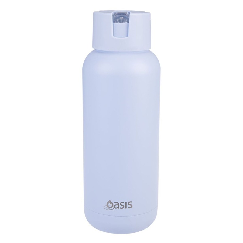 Oasis Stainless Steel Insulated Ceramic Moda Bottle 1L - Periwinkle