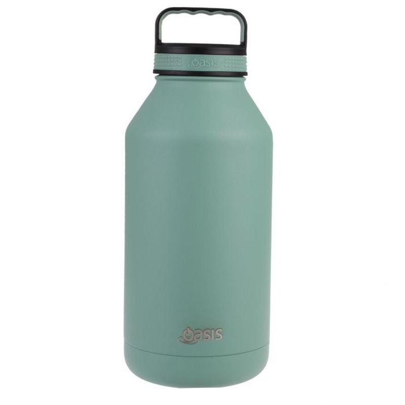 Oasis Stainless Steel Insulated Titan Water Bottle 1.9L - Sage Green