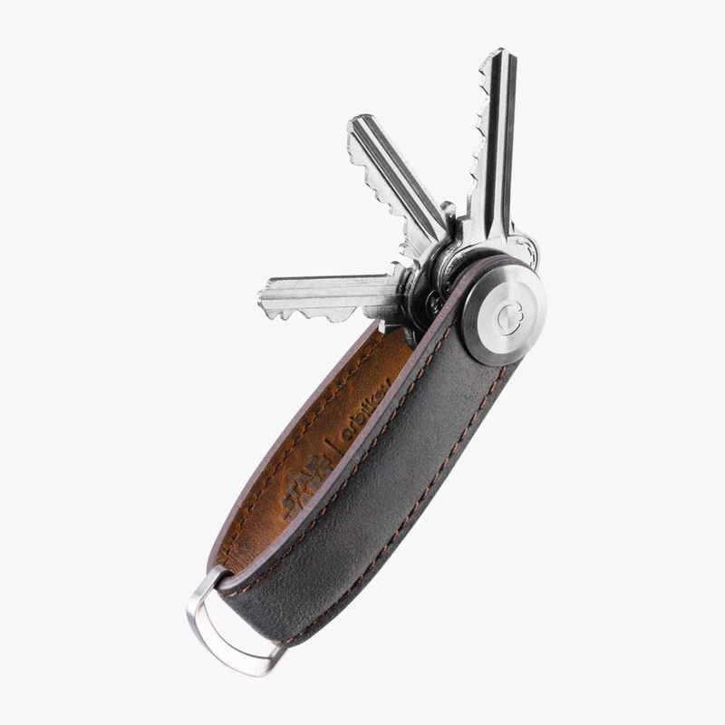 Orbitkey Star Wars Crazy Horse Leather Key Organiser (Mandalorian)