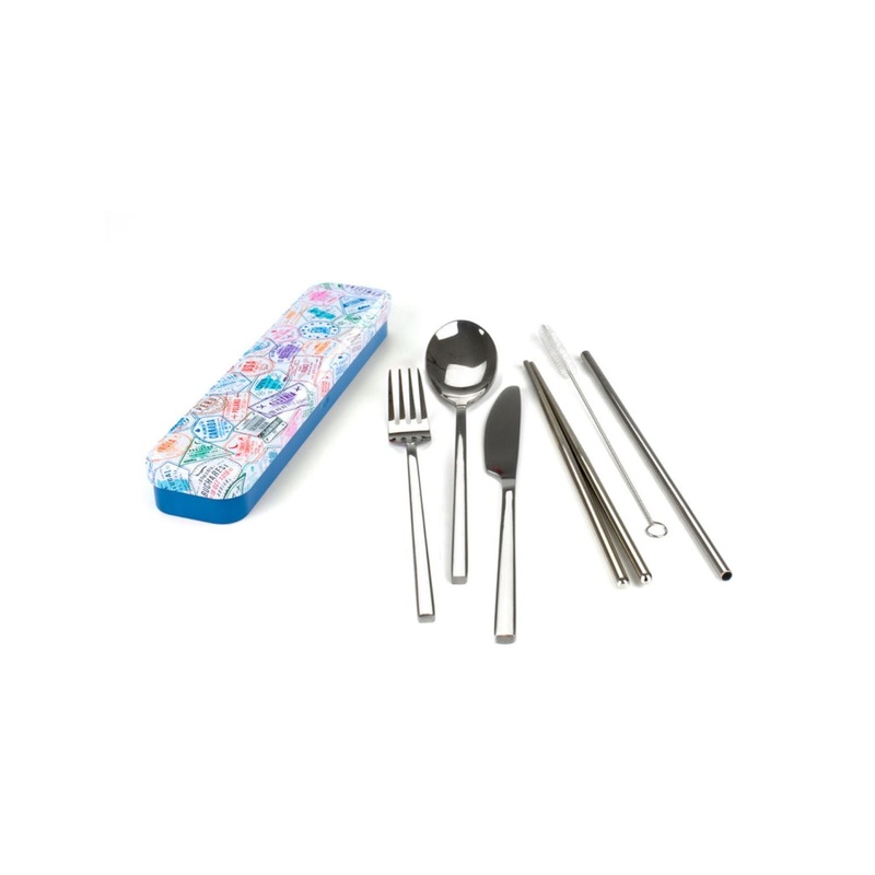 Retrokitchen CYC Cutlery Set (Passport Stamps)