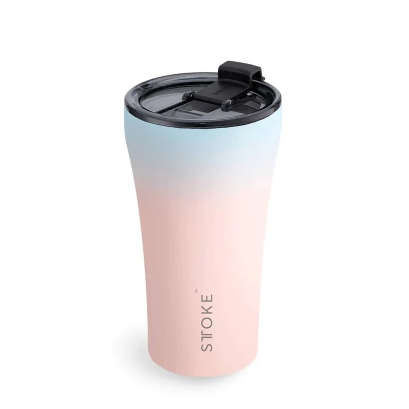 STTOKE Limited Edition Leakproof Ceramic Insulated Cup 12oz - Sky Blush