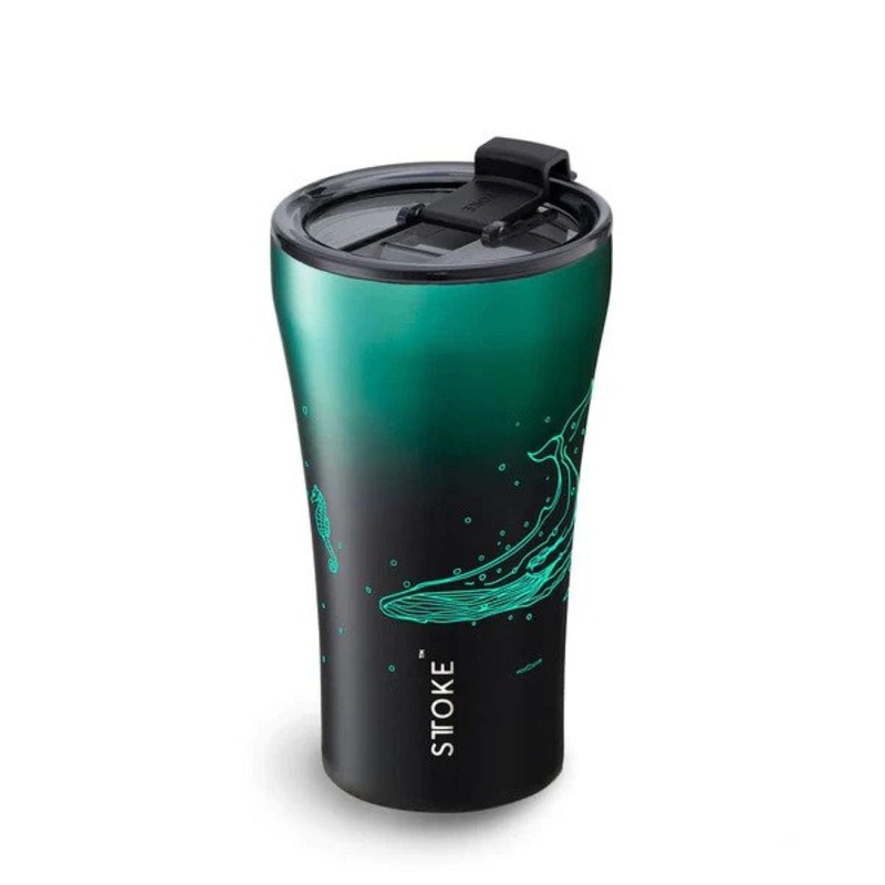 STTOKE Limited Edition Leakproof Ombre Ocean Insulated Cup 16oz - Whale