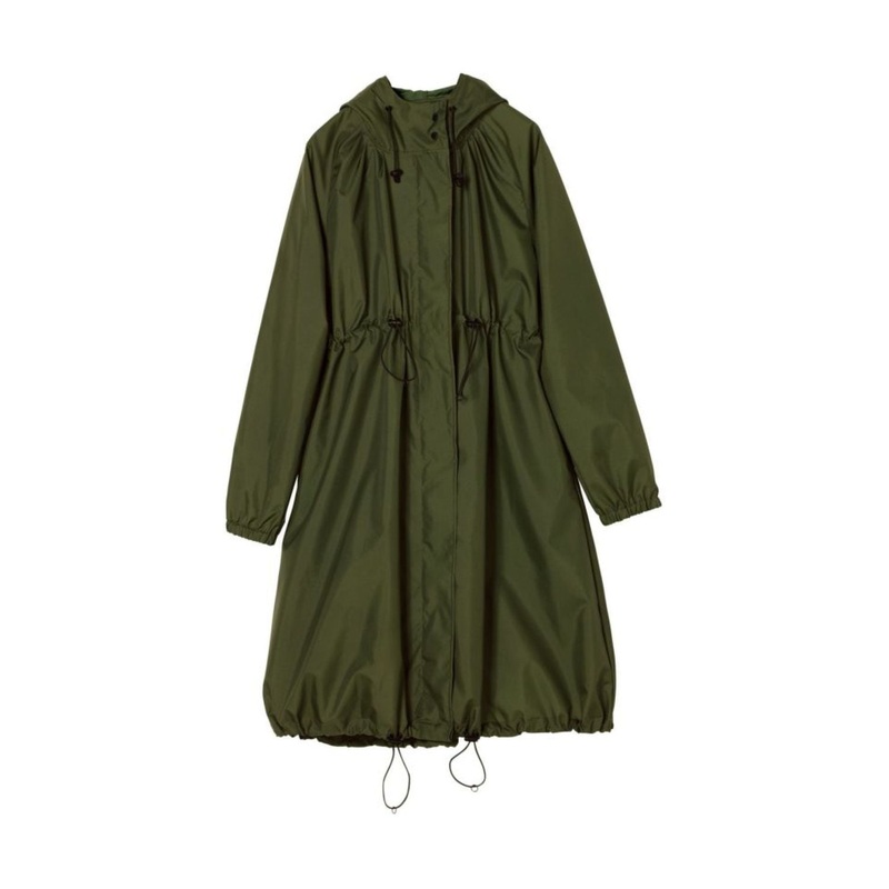WPC Long Mods Women Raincoat One Size (Olive Green)