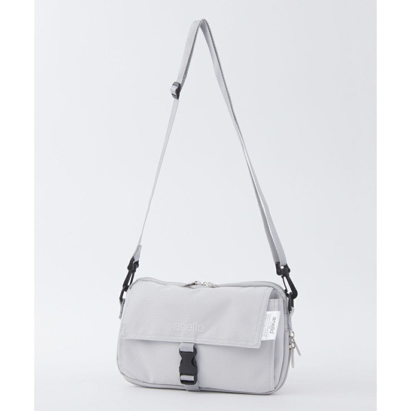 Anello Toy Tote2 M.F Mini Shoulder Bag (Honeycomb Light Grey)