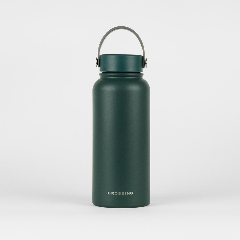 Crossing Urban Insulated S/S Bottle W Handle 950ml - Squash