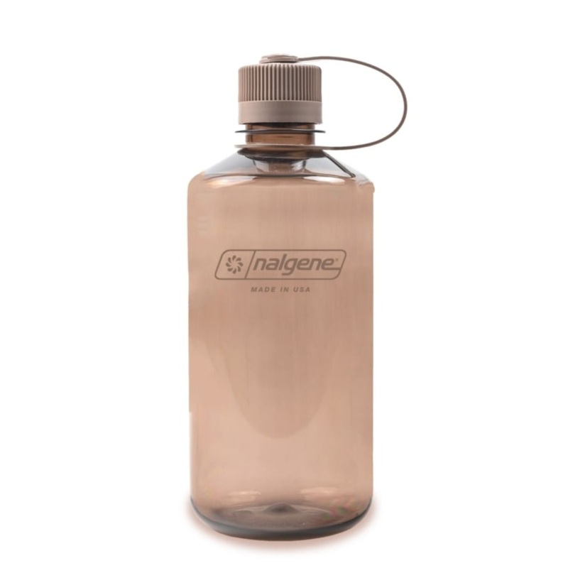 Nalgene 32oz Narrow Mouth Sustain Water Bottle - Mocha (Monochrome)
