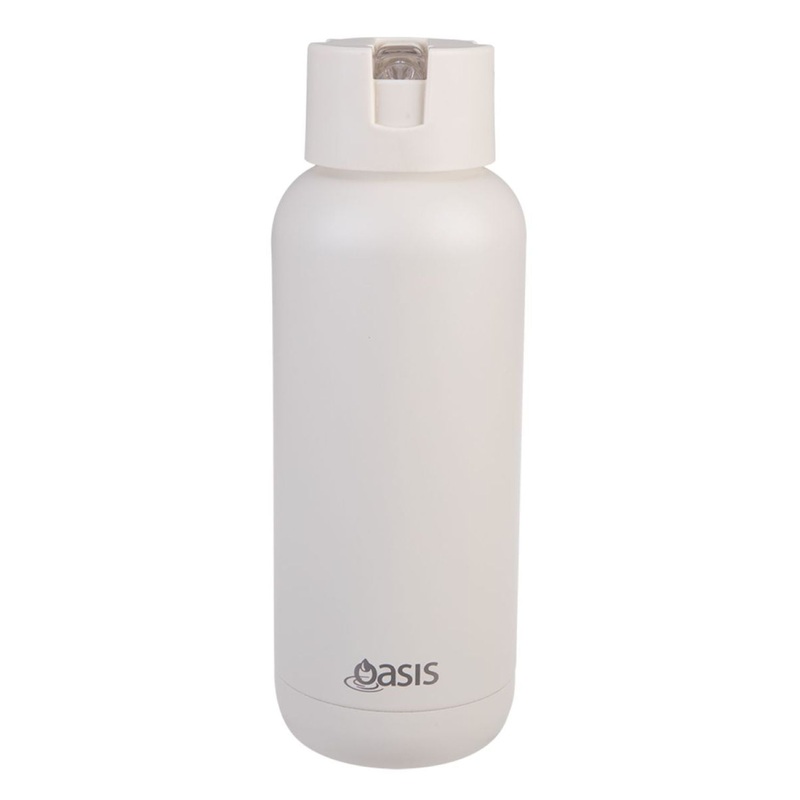 Oasis Stainless Steel Insulated Ceramic Moda Bottle 1L - Alabaster