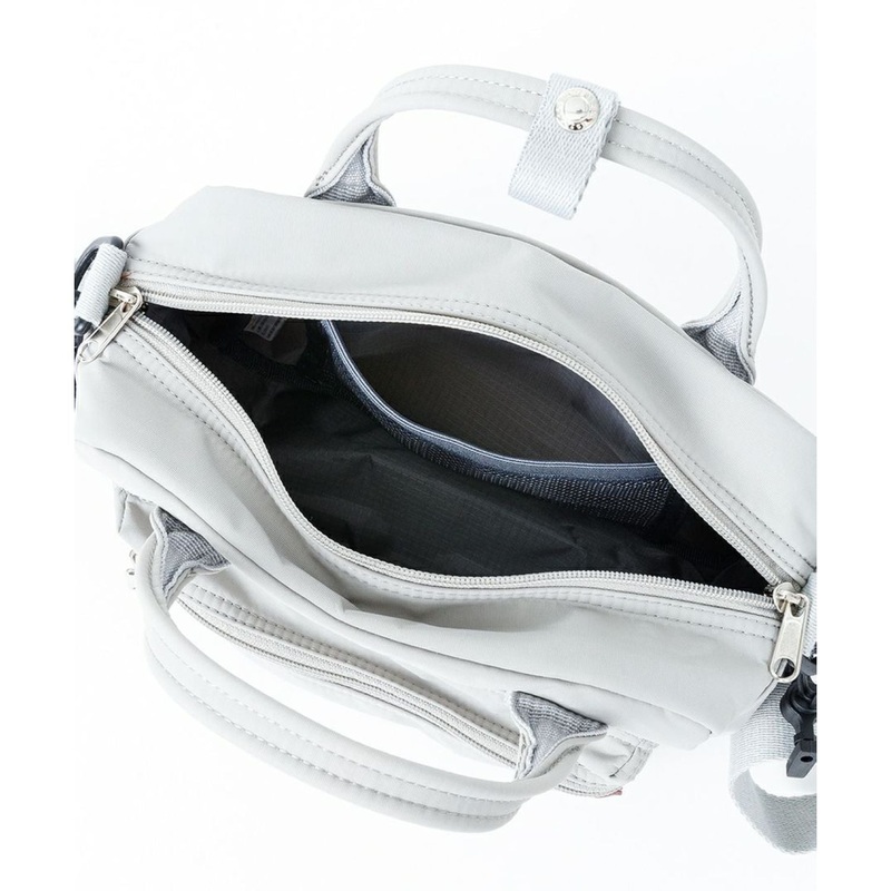 Anello Base 2Way Mini Boston Bag (Light Grey)